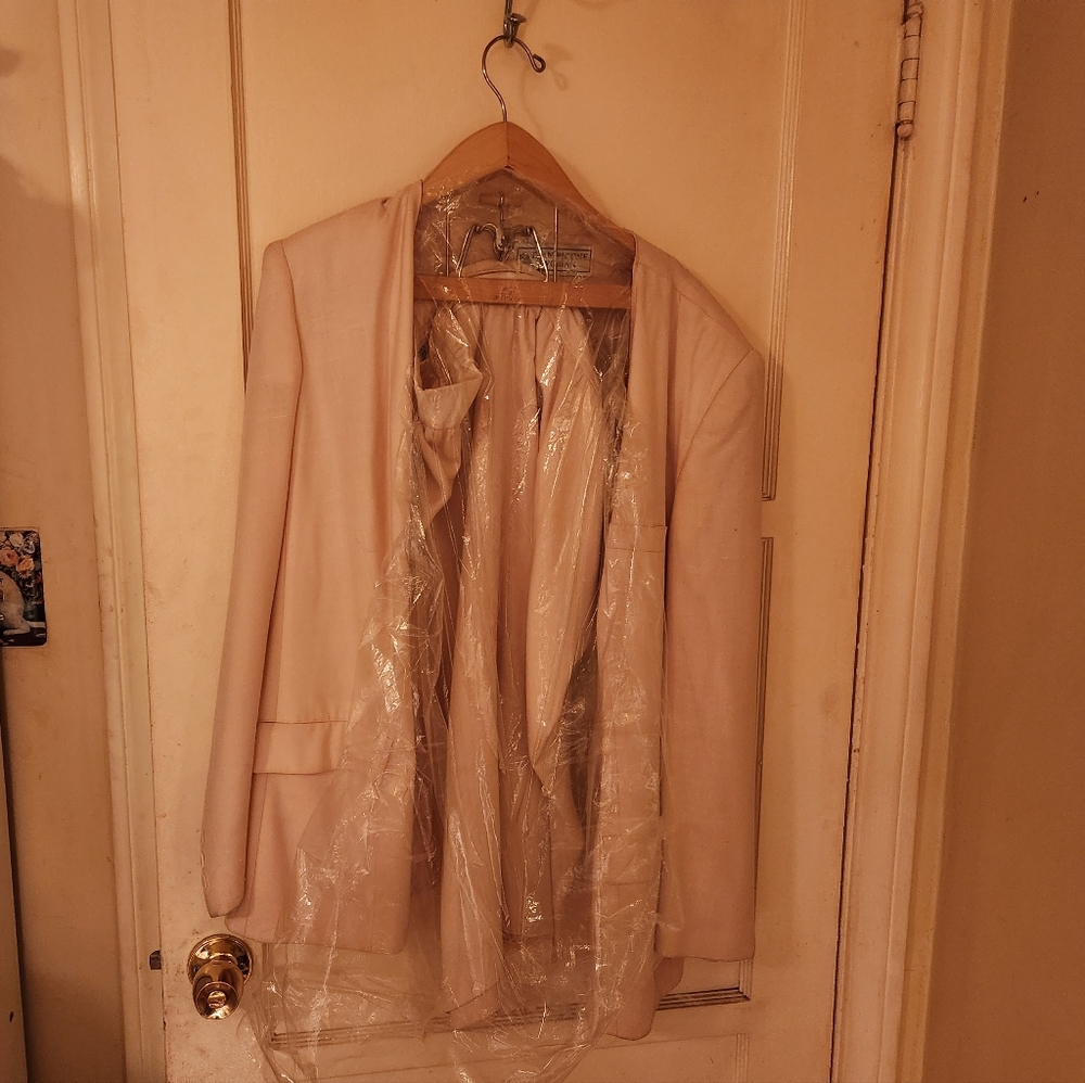 EVAN PICONE WOMAN PALE PEACH SUIT SIZE 24